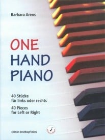 Arens: One Hand Piano published by Breitkopf
