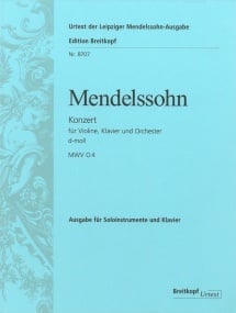 Mendelssohn: Violin Concerto in E minor Opus 64 published by Breitkopf