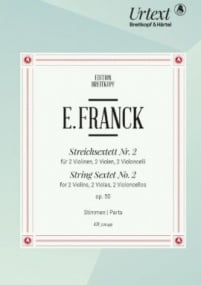 Franck: String Sextet No. 2 in G major published by Breitkopf