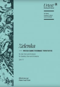 Zelenka: Missa Sanctissimae Trinitatis ZWV 17 published by Breitkopf - Vocal Score