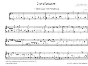 Scheidemann: Chorale Fantasias for Organ published by Breitkopf