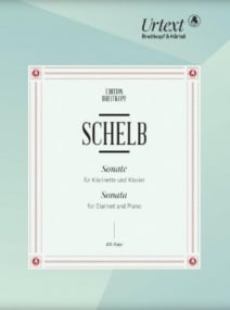 Schelb: Sonata for Clarinet published by Breitkopf