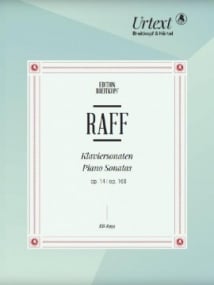 Raff: Sonatas Opus 14 & 168 for Piano published by Breitkopf