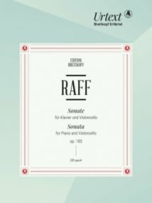 Raff: Sonata Opus 183 for Cello published by Breitkopf