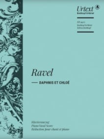 Ravel: Daphnis et Chloe published by Breitkopf - Vocal score