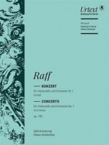 Raff: Concerto No 1 Opus 193 for Cello published by Breitkopf