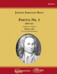 Bach: Partita No. 1 transcribed for Guitar published by Chanterelle
