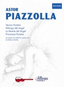 Piazzolla: Four Pieces for Guitar published by Chanterelle