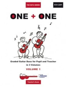 One + One Volume 1 Teachers Part for Guitar published by Chanterelle