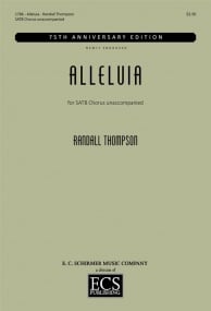 Thompson: Alleluia SATB published by ECS