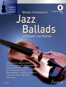 Violin Lounge : Jazz Ballads for Violin published by Schott (Book/Online Audio)