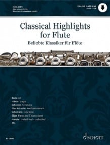 Classical Highlights for Flute published by Schott (Book/Online Audio)