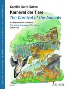 Saint-Saens: The Carnival of the Animals for Easy Piano published by Schott