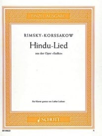 Rimsky-Korsakov: Sadko (Hindu Song) for Piano published by Schott
