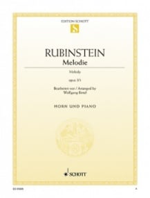 Rubinstein: Melodie Opus 3/1 for French Horn published by Schott