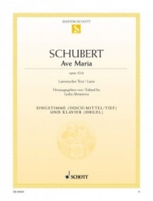 Schubert: Ave Maria in 3 Keys published by Schott