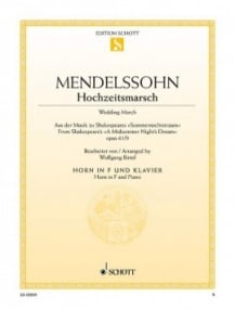 Mendelssohn: Wedding March for French Horn published by Schott