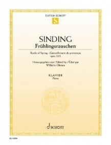 Sinding: Rustle of Spring Opus 32/3 for Piano published by Schott