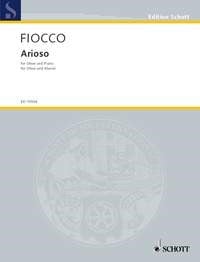 Fiocco: Arioso for Oboe published by Schott