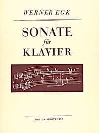 Egk: Sonata for Piano published by Schott