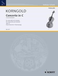 Korngold: Concerto in C Opus 37 for Cello published by Schott