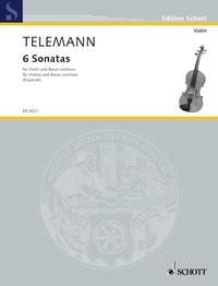 Telemann: 6 Sonatas for Violin published by Schott
