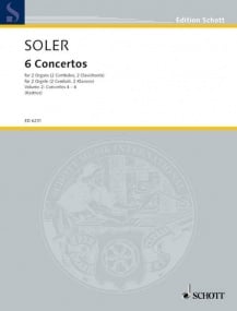 Soler: Six Concertos for Two Organs Volume 2 published by Schott