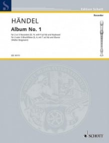 Handel: First Album for Recorder Ensemble published by Schott