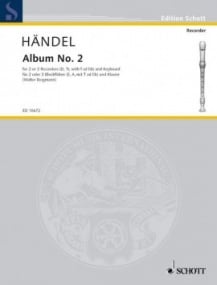 Handel: Second Album for recorder ensemble published by Schott