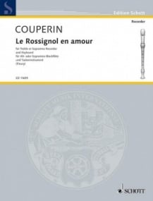 Couperin: Le Rossignol en amour for Recorder published by Schott