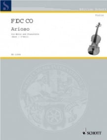 Fiocco: Arioso for Violin published by Schott