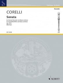 Corelli: Sonata in F Opus 5/10 published by Schott
