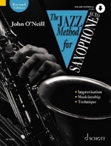 O'Neill: The Jazz Method for Alto Saxophone published by Schott (Book/Online Audio)