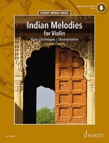 Indian Melodies for Violin published by Schott (Book/Online Audio)