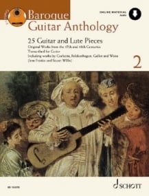 Baroque Guitar Anthology Volume 2 published by Schott (Book/Online Audio)