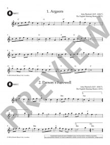 English Folk Tunes for Descant Recorder published by Schott (Book/Online Audio)