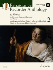 Renaissance Recorder Anthology 2 published by Schott (Book/Online Audio)