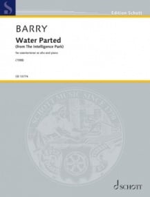 Barry: Water Parted (from The Intelligence Park) for Countertenor or Alto published by Schott