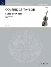 Coleridge-Taylor: Suite de Pices for Violin published by Schott