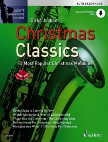 Saxophone Lounge : Christmas Classics for Alto Sax published by Schott (Book/Online Audio)