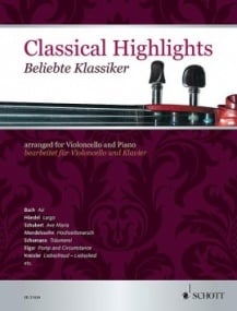 Classical Highlights for Cello published by Schott
