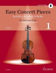 Easy Concert Pieces 1 - Violin published by Schott (Book/Online Audio)