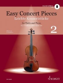 Easy Concert Pieces 2 - Violin published by Schott (Book/Online Audio)