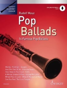 Schott Clarinet Lounge: Pop Ballads (Book/Online Audio)