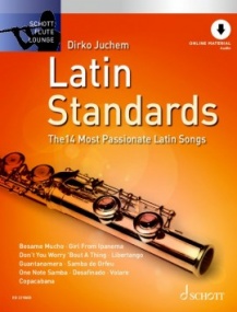 Flute Lounge : Latin Standards published by Schott (Book/Online Audio))
