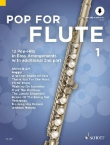 Pop For Flute 1 published by Schott (Book/Online Audio)