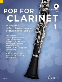 Pop For Clarinet 1 published by Schott (Book/Online Audio)