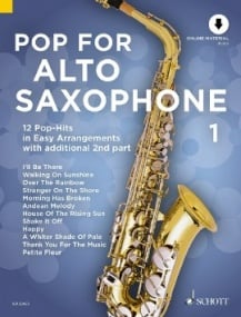 Pop For Alto Saxophone 1 published by Schott (Book/Online Audio)