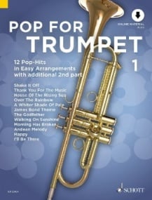 Pop For Trumpet 1 published by Schott (Book/Online Audio)