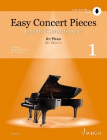 Easy Concert Pieces 1 - Piano published by Schott (Book/Online Audio)
